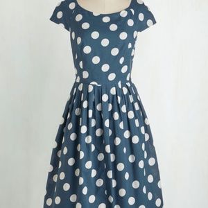 Emily & Fin Blue Polka Dot Dress